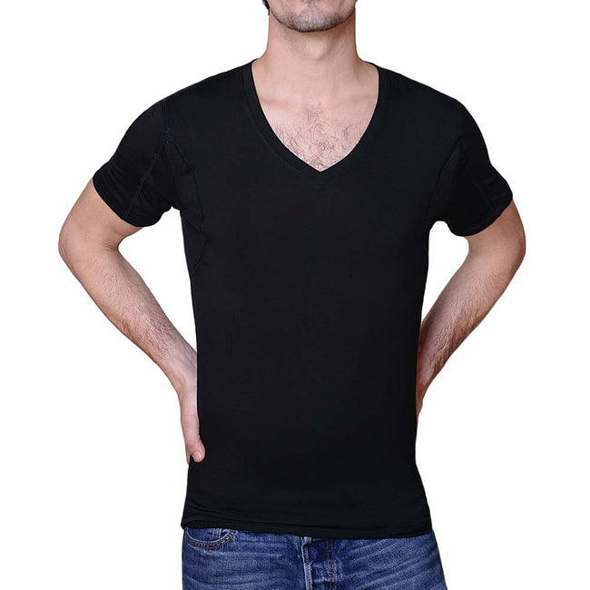 Men's Sweat Proof V-Neck Shirt | Sweatshield Undershirt UK